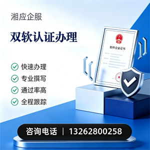 秦皇岛双软认证申报服务